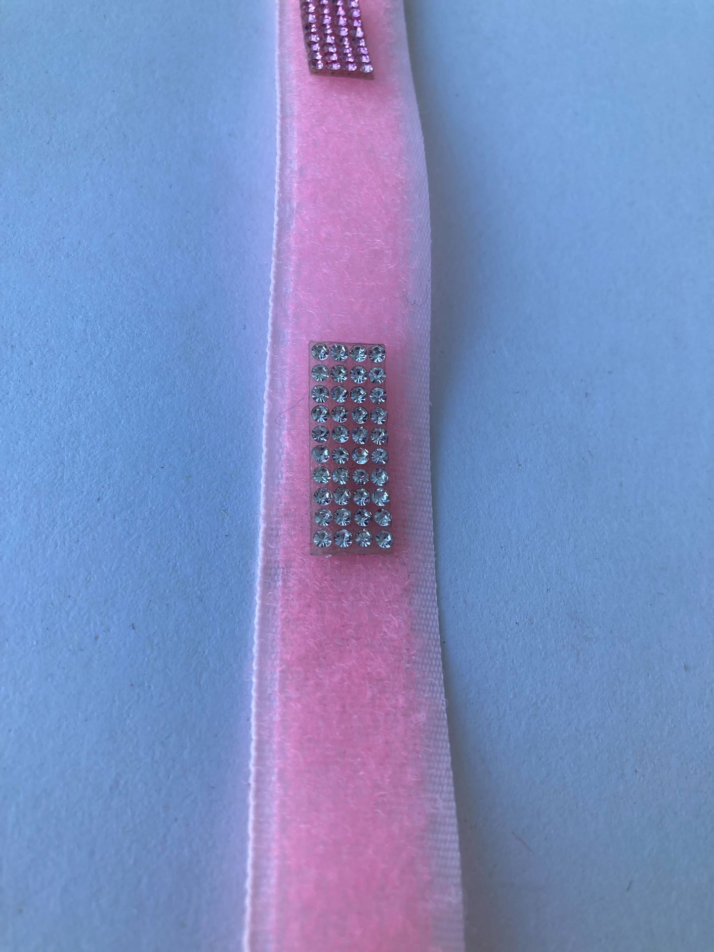 Rosa med glitter